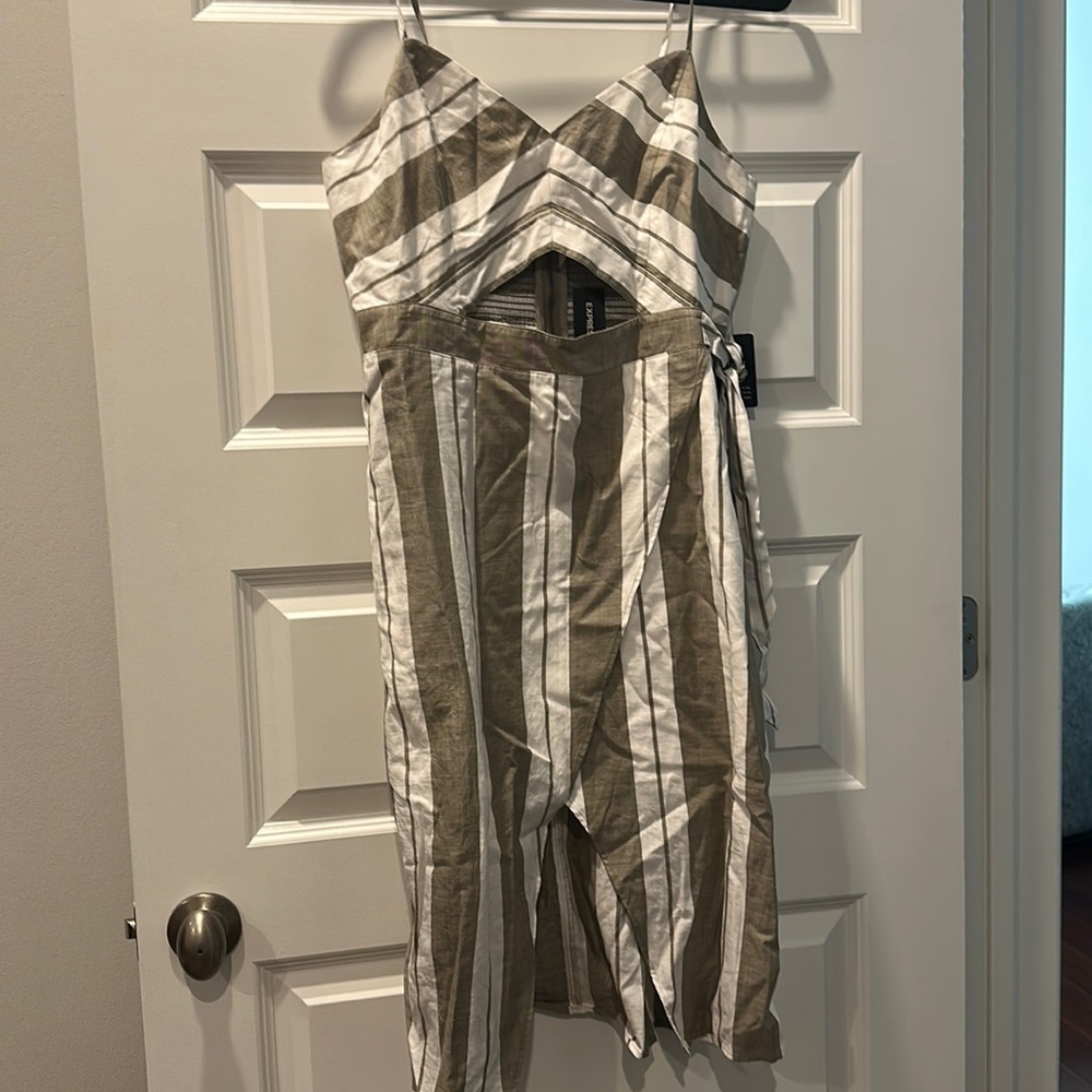 Express mini dress cutout front